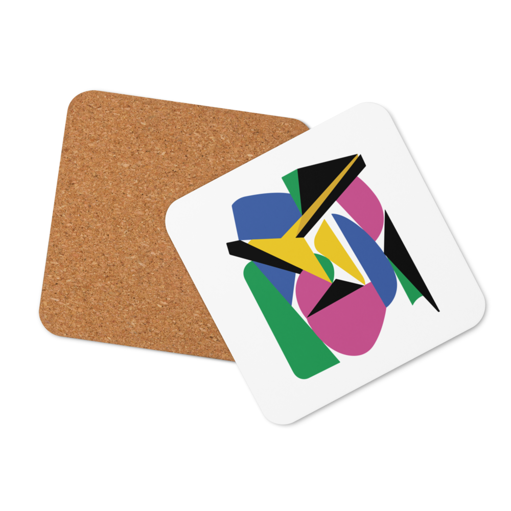 Cork-back coaster