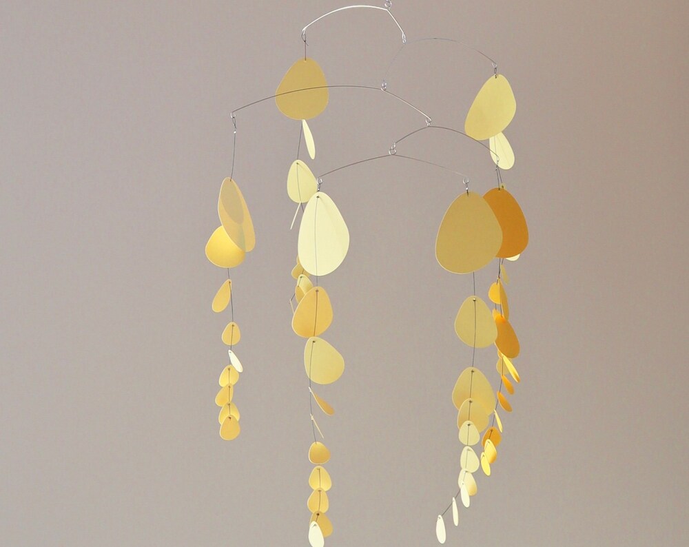 N.03 Kinetic Mobile Yellow Eucalyptus