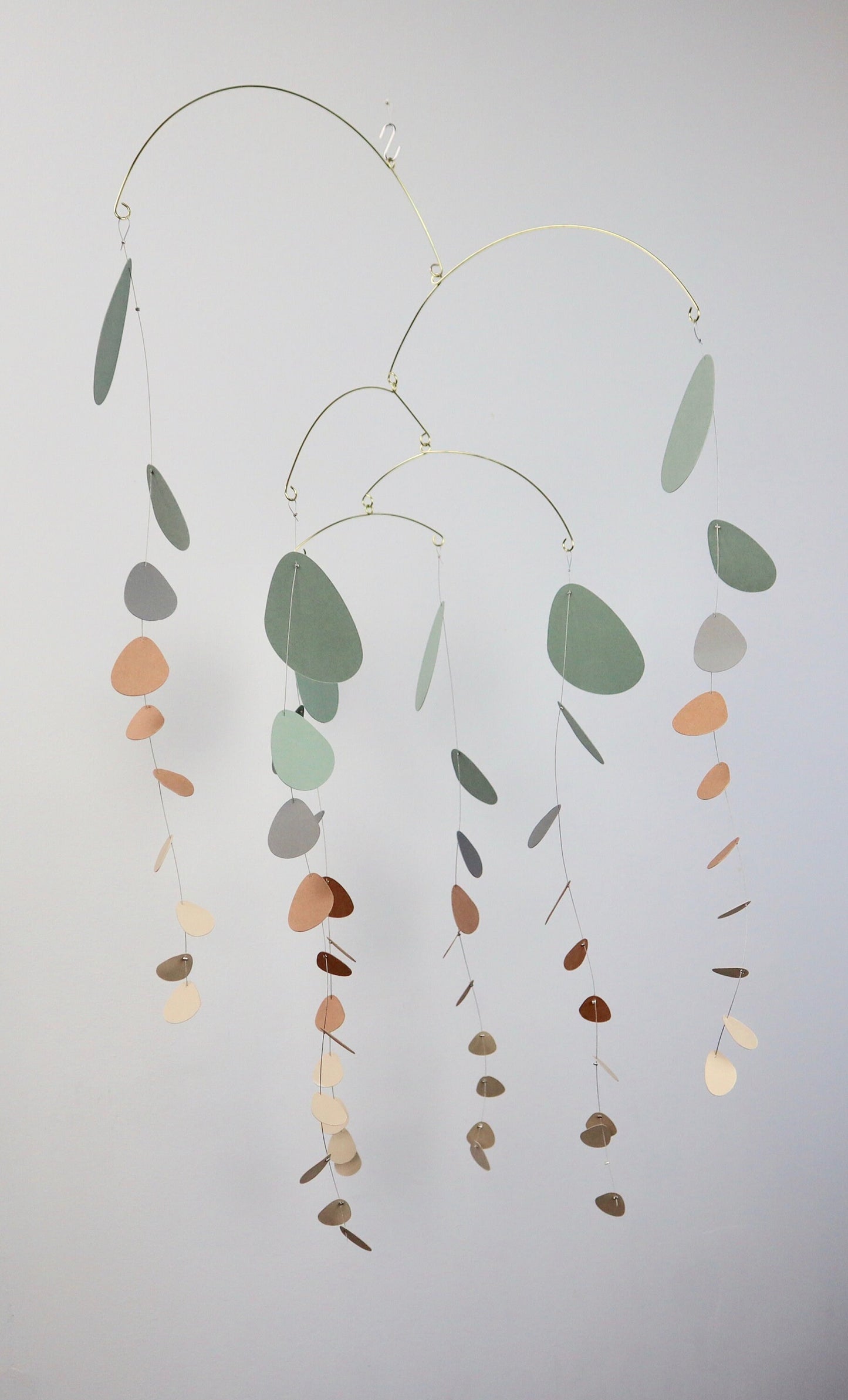 N.22 Mint-Brown-Kraft - Kinetic Mobile