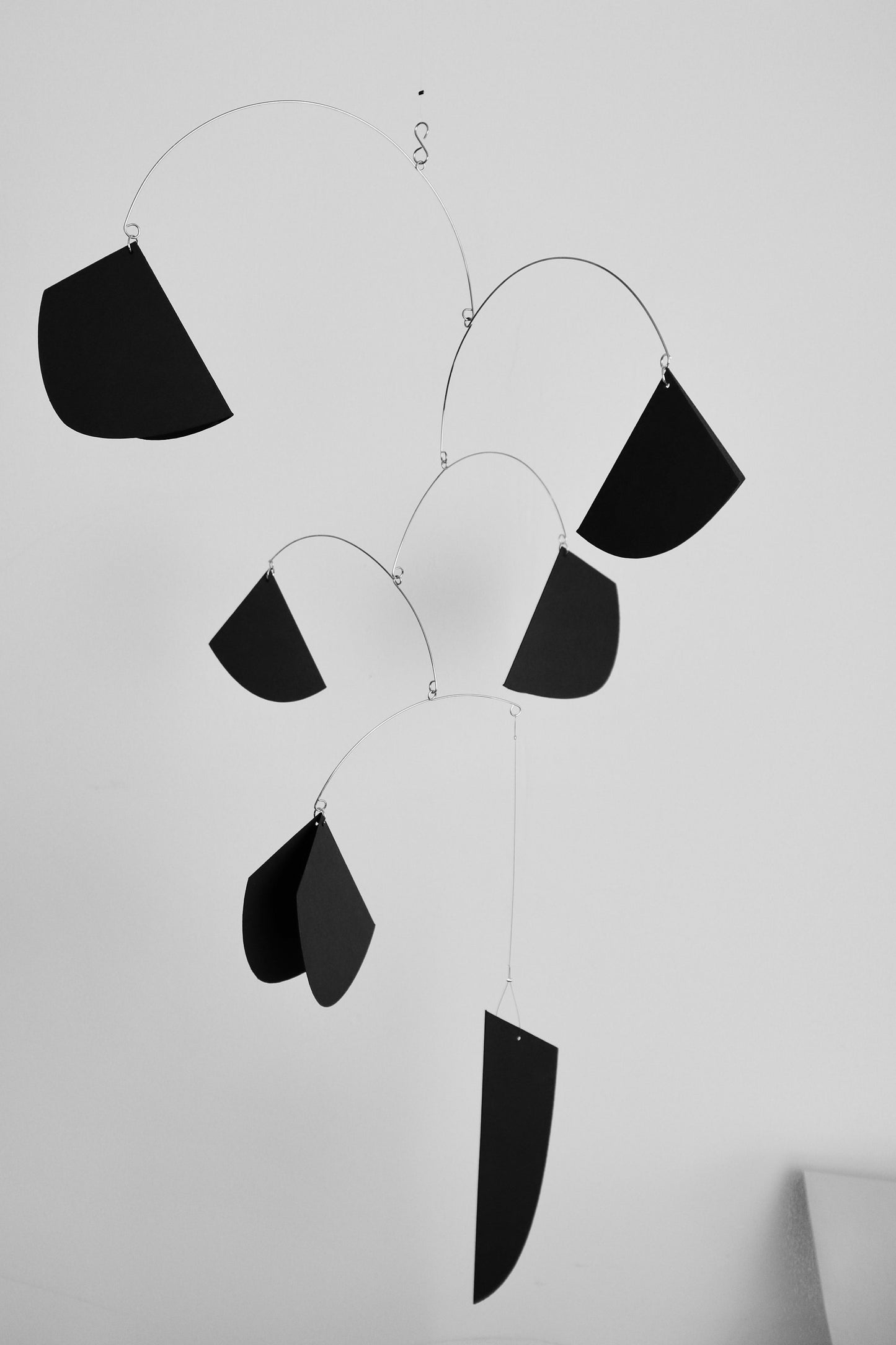 Kinetic Mobile - Japandi - Black Geometry