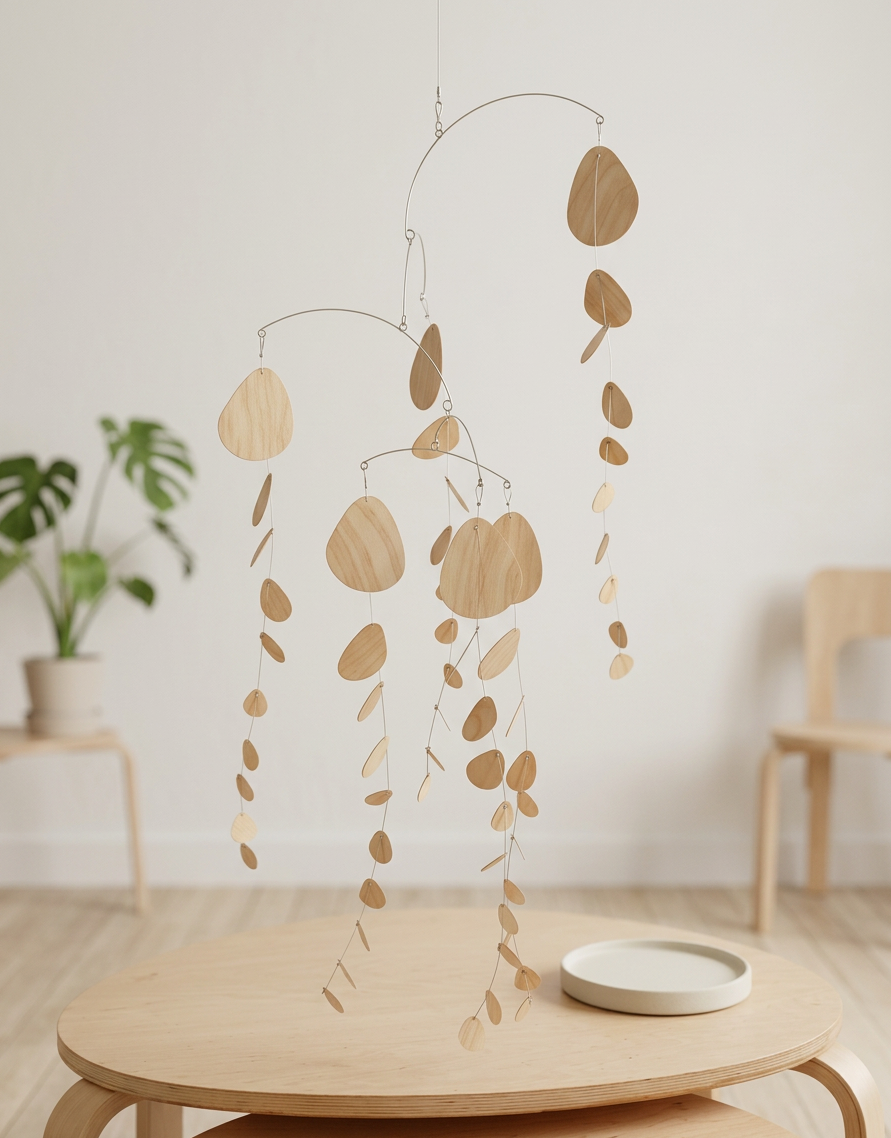 N.46 Wood Kinetic Mobile