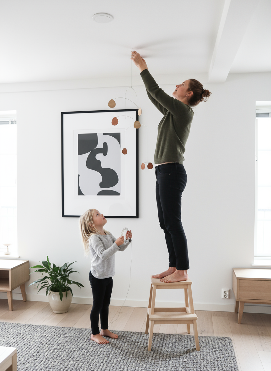 N.100 Wood Kinetic Mobile