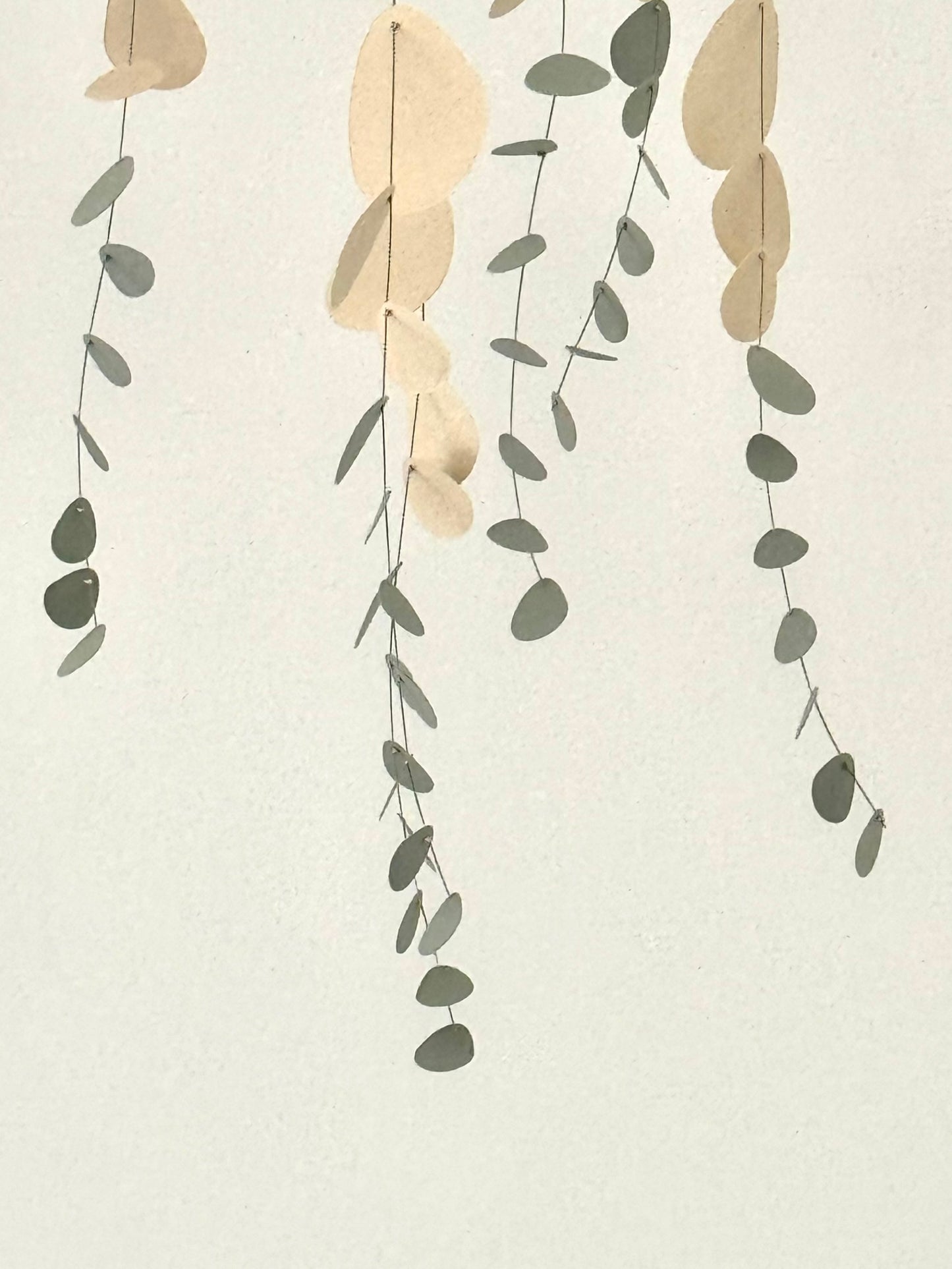 N.39 Kinetic Mobile Eucalyptus Beige & Pale Green