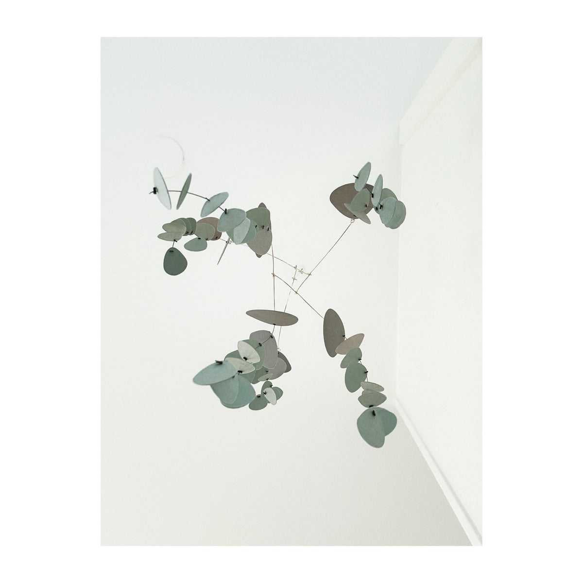 N.38 Kinetic Mobile Eucalyptus Pale Green & Gray