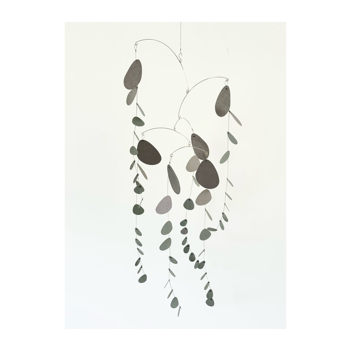 N.38 Kinetic Mobile Eucalyptus Pale Green & Gray