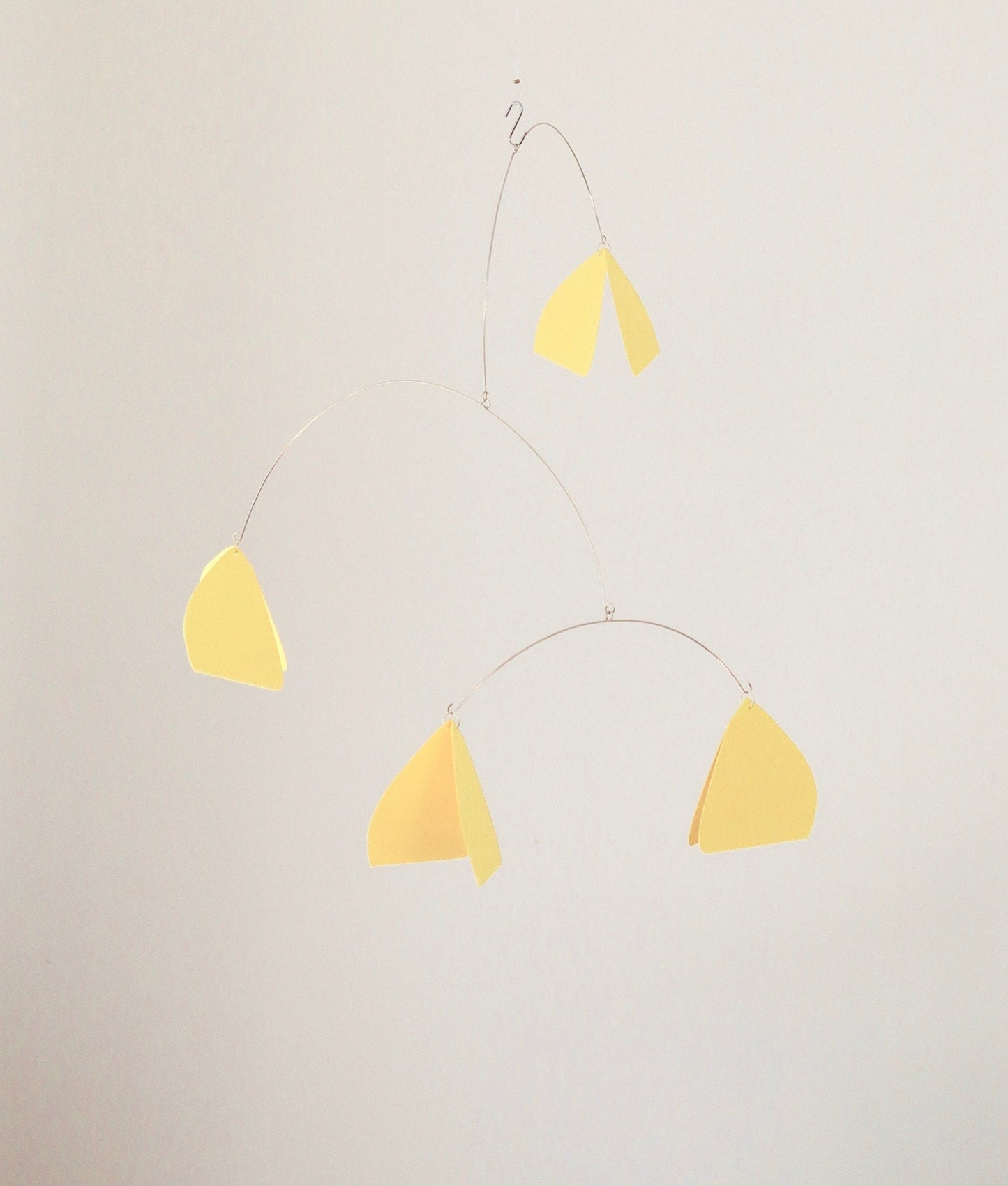 4-Yellow Butterflies, Kinetic Mobile