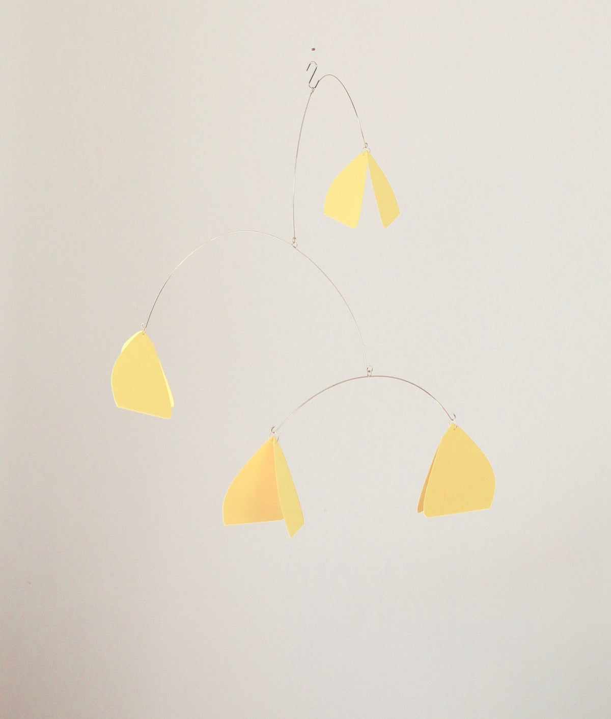 4-Yellow Butterflies, Kinetic Mobile