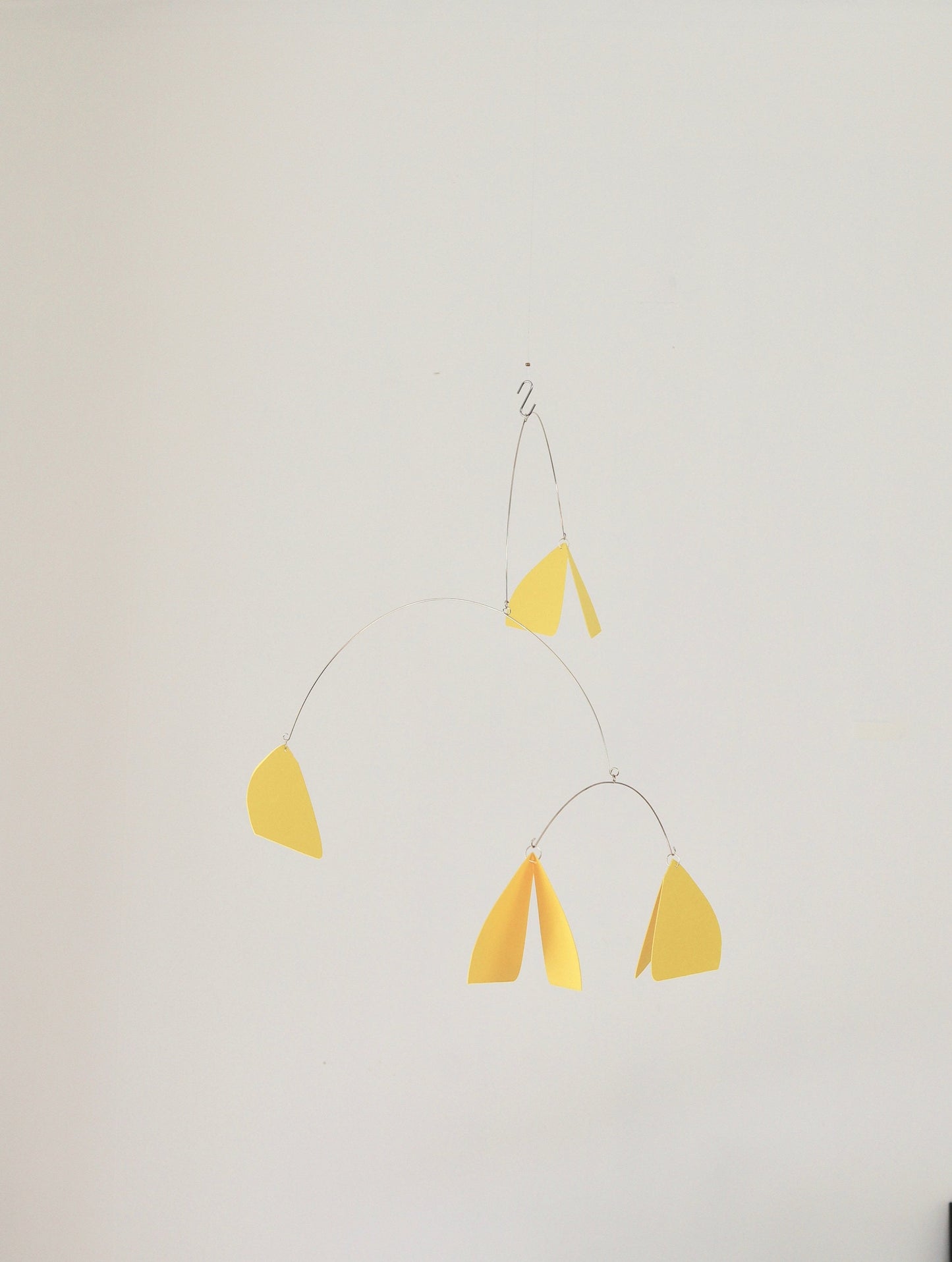 4-Yellow Butterflies, Kinetic Mobile