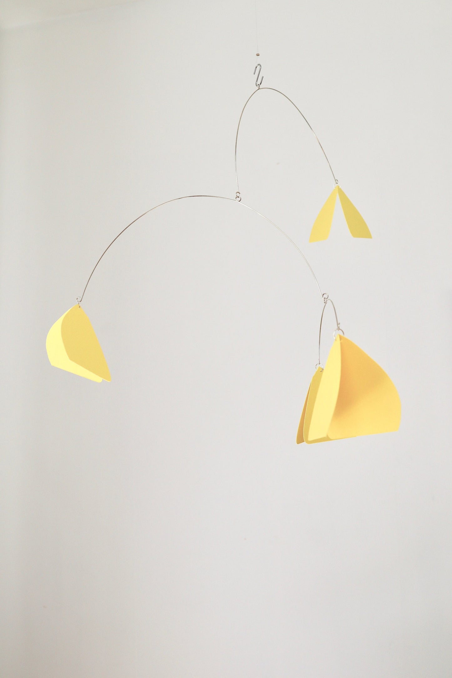 4-Yellow Butterflies, Kinetic Mobile