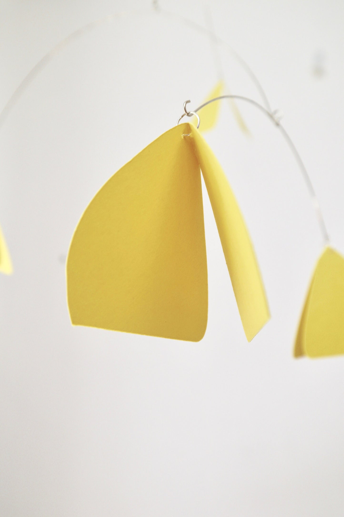 4-Yellow Butterflies, Kinetic Mobile