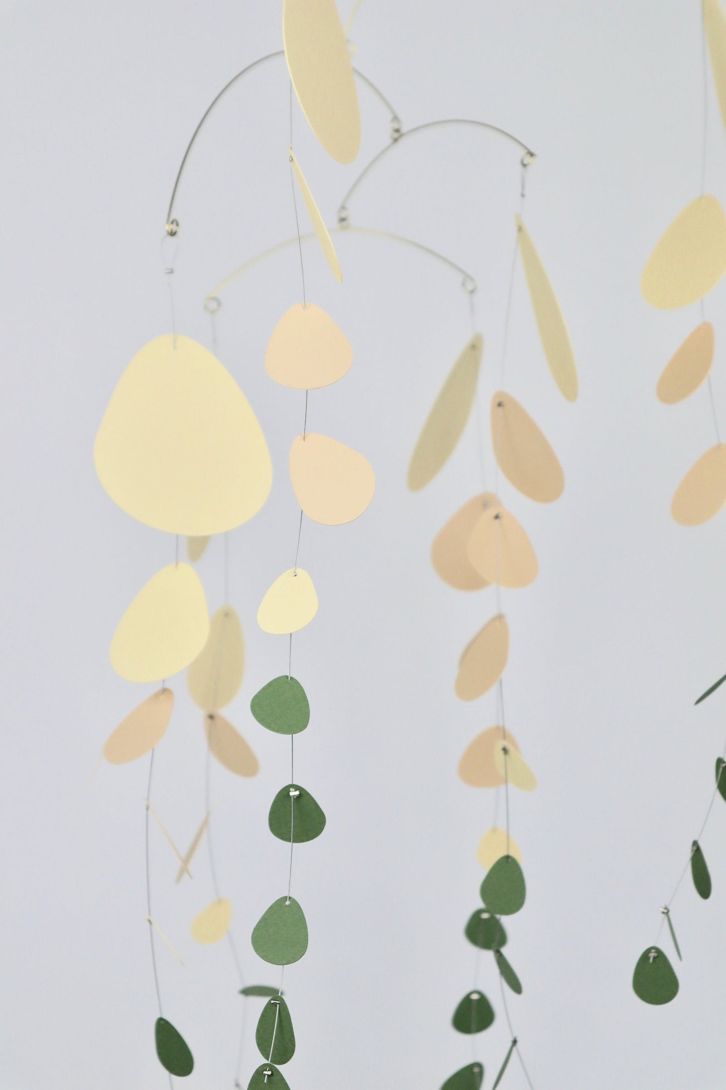 N.28 Kinetic Mobile Eucalyptus Cream & Forest Green