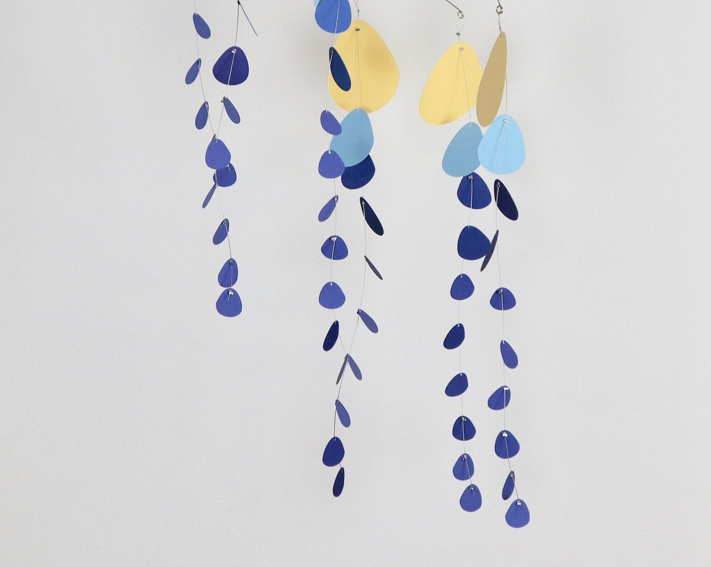 N.36 Kinetic Mobile Eucalyptus Yellow & Blue